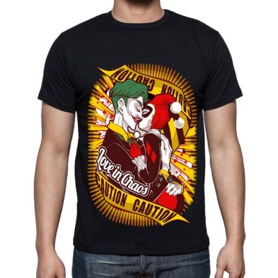 Мъжка тениска на Suicide Squad - Harley Queen & The Joker